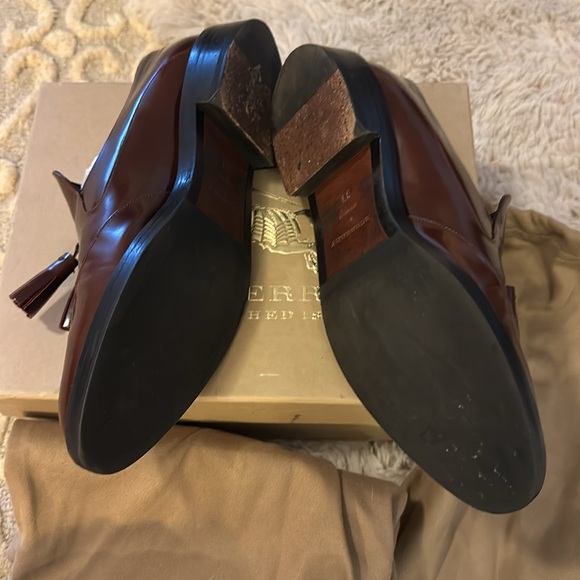 Burberry brown leather shoe. Worn once, like new. Size 39 - Picture 4 of 4